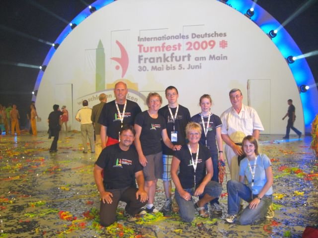 Turnfestteilnehmer in Frankfurt 2009