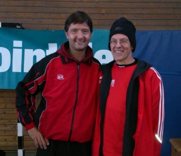 Volker und Norbert nach dem Lauf