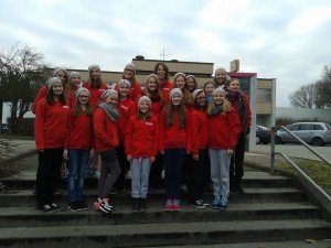 Gruppenbild auf der Fahrt nach Suhl_Thüringen