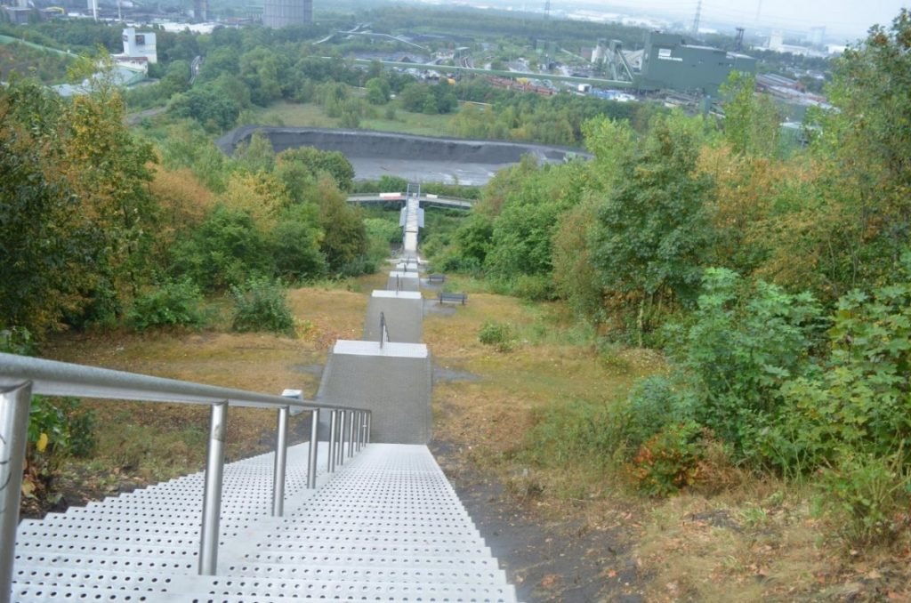 Ansicht auf die Treppe von oben