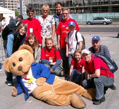 Beim Int. Deutschen Turnfest 2005 in Berlin waren mit dabei Heidrun und Nicole Lieske, Rosemarie, Theresa und Johanna Reck, Otto, Birgit, Hendrik und Sophia Timmerberg, Volker Kipry und Marion Woldach